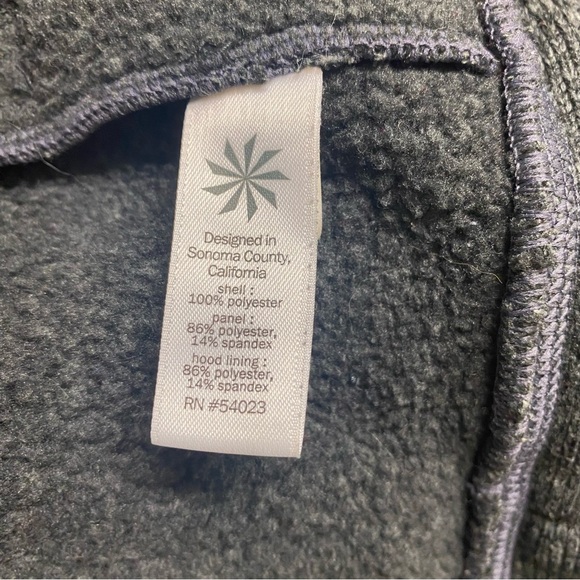 Athleta Cya Stronger Fleece Full-Zip Hoodie Long Jacket - Picture 11 of 13